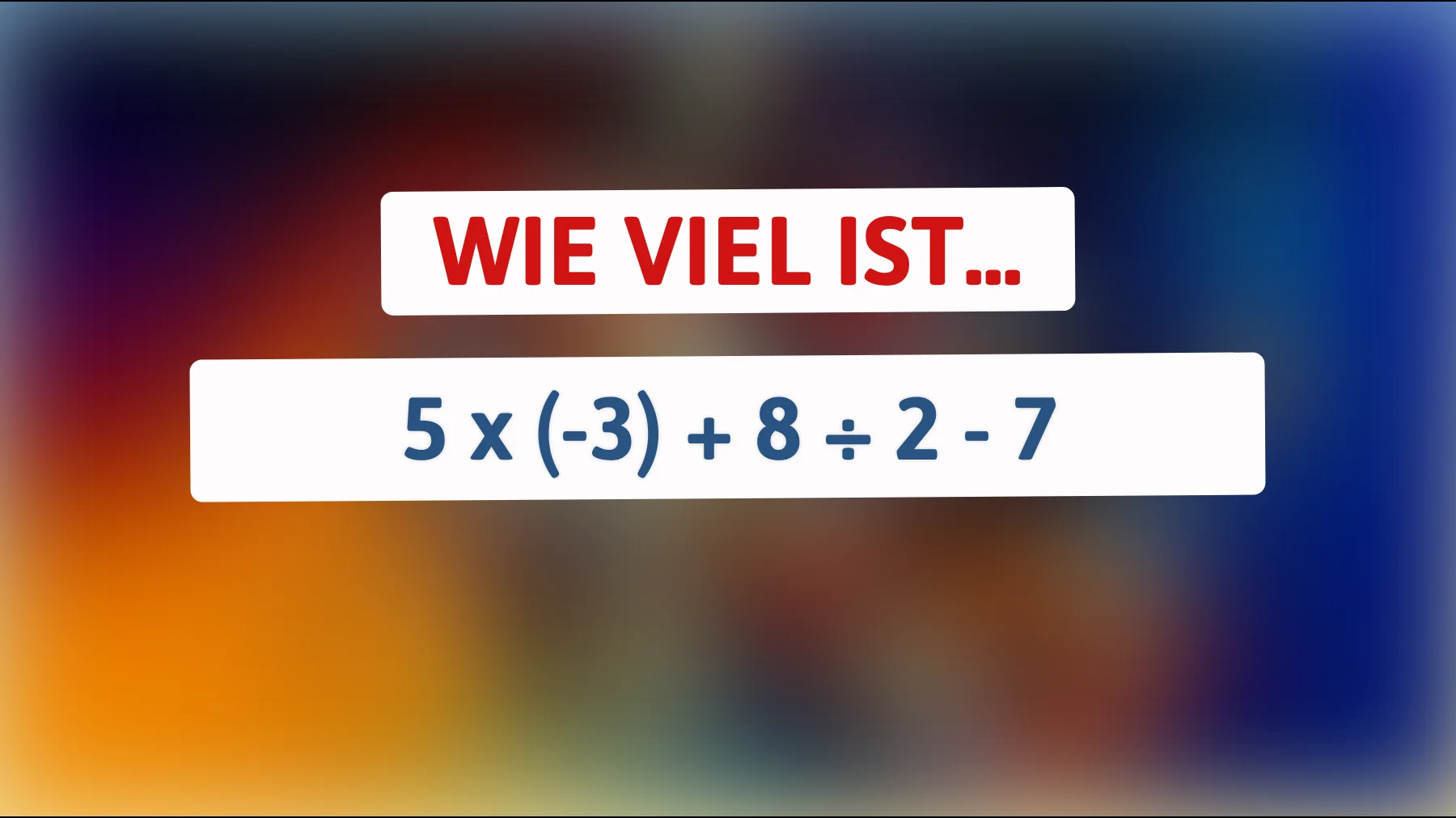 Nur die klügsten Köpfe können dieses Mathe-Rätsel lösen: Kennst du die Antwort?"