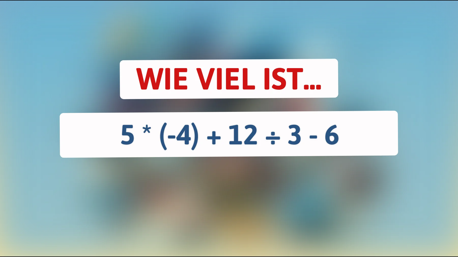 Bist du schlau genug, um diese mathematische Herausforderung zu knacken? Nur die Besten finden die Lösung!"