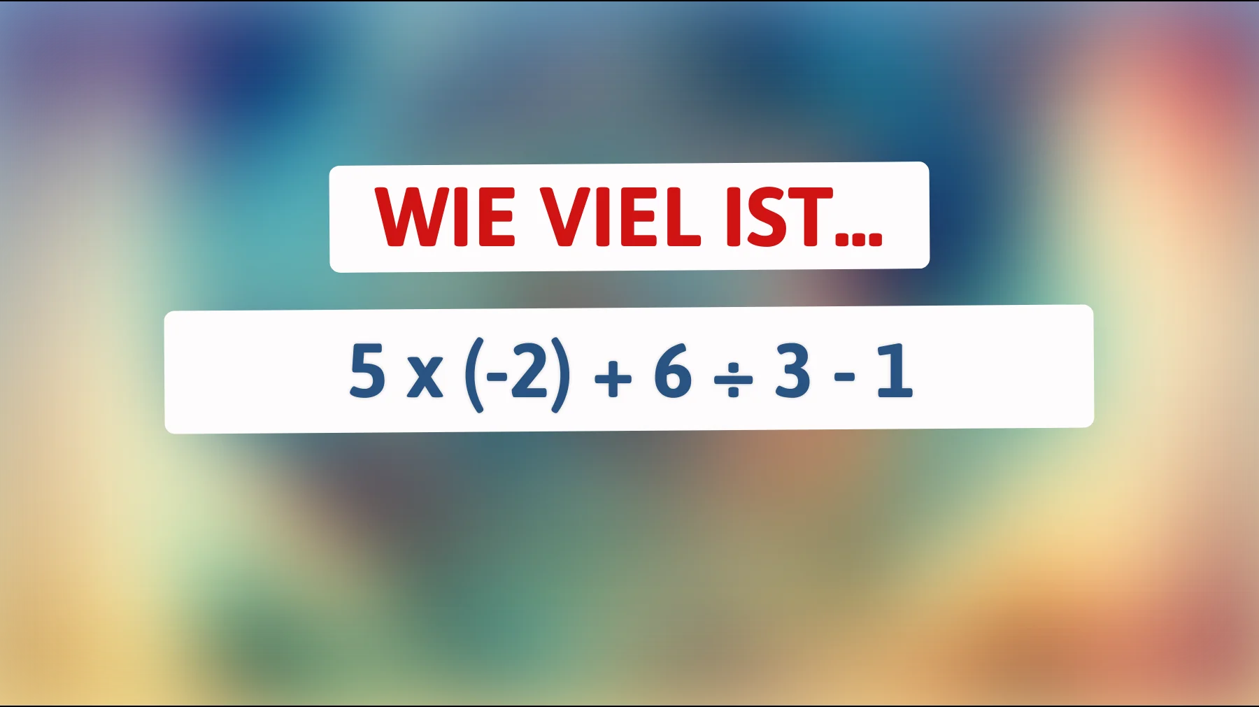 Bist du schlau genug? Nur ein Genie kann dieses mathematische Rätsel in Sekunden lösen!"