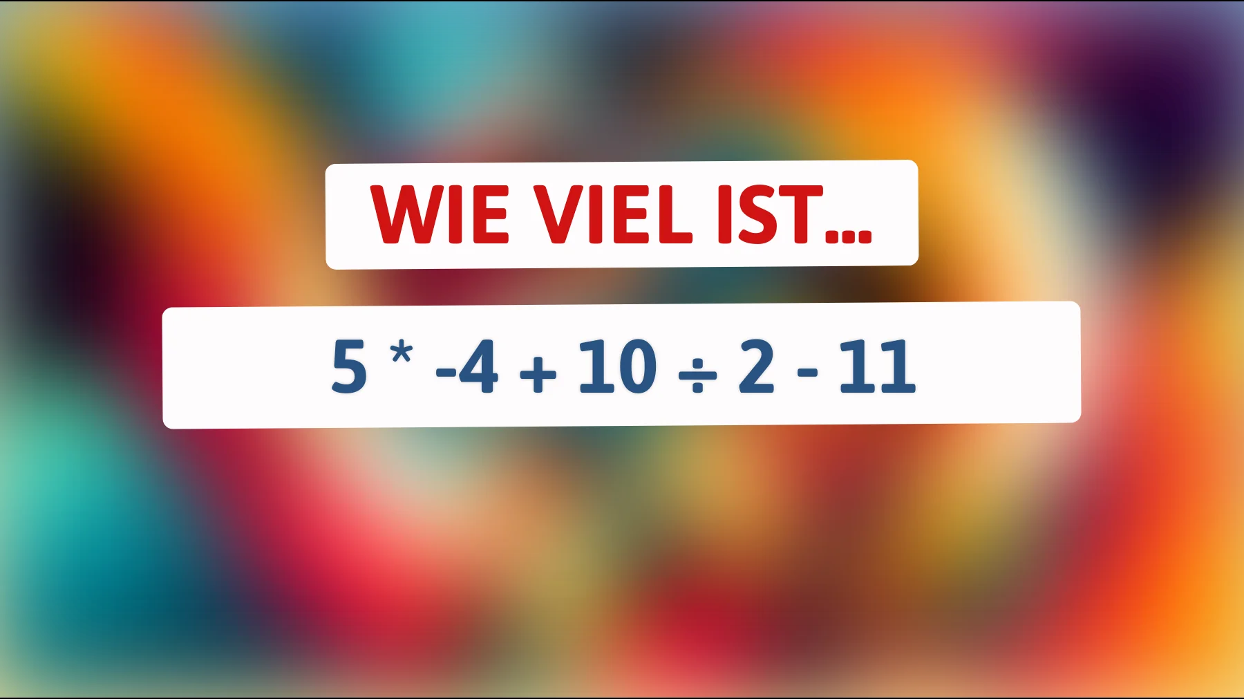 Hast du das Zeug dazu, dieses geniale Rätsel zu knacken? Beweis deinen Scharfsinn mit dieser mathematischen Herausforderung!"