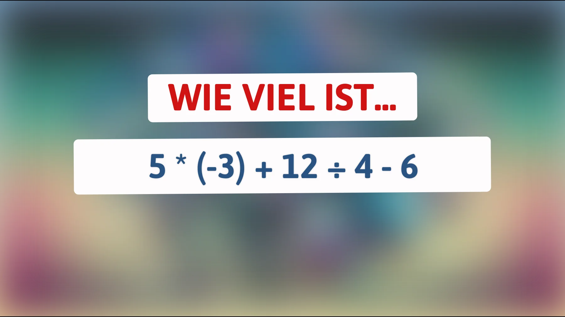 Lösen Sie das knifflige Rätsel: Nur Genies knacken dieses mathematische Mysterium!"