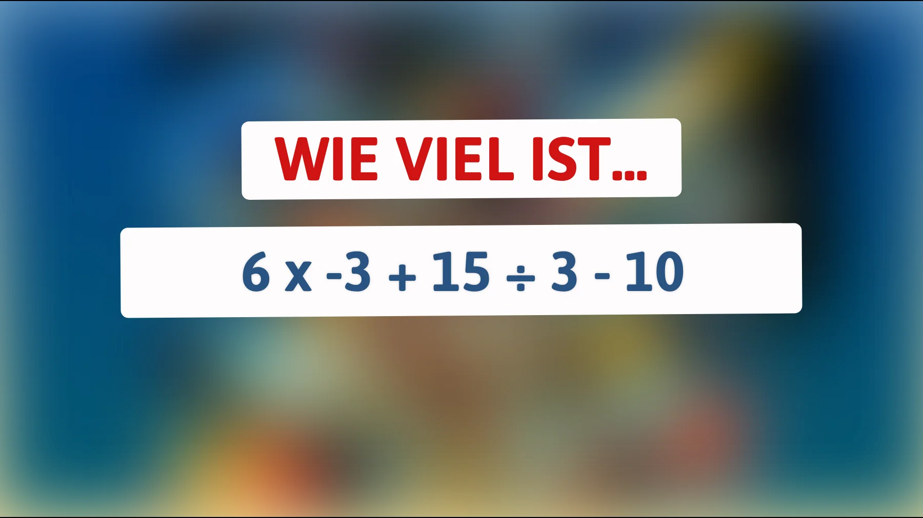 Nur 1% können dieses mathematische Rätsel lösen – gehörst du zu den klügsten Köpfen?"